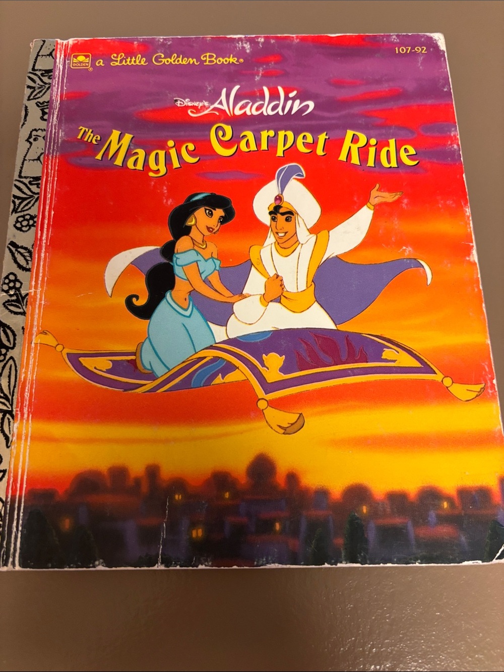 Disney Aladdin Magic Carpet Ride Book
